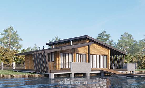 100-007-П Проект бани из дерева Учалы | Проекты домов от House Expert