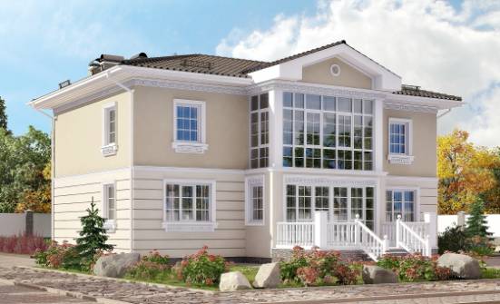 210-005-Л Проект двухэтажного дома, средний домик из арболита Белебей | Проекты домов от House Expert
