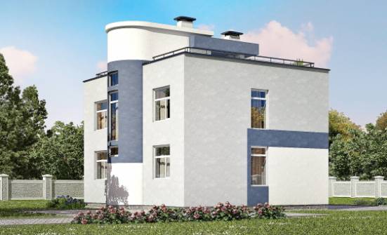 180-005-П Проект двухэтажного дома, средний загородный дом из арболита Стерлитамак | Проекты домов от House Expert