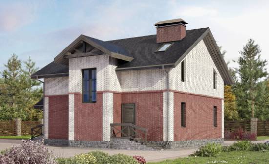 160-014-Л Проект двухэтажного дома, скромный дом из пеноблока Стерлитамак | Проекты домов от House Expert