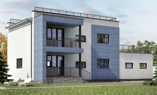 180-012-Л Проект двухэтажного дома, гараж, уютный дом из кирпича Салават | Проекты домов от House Expert