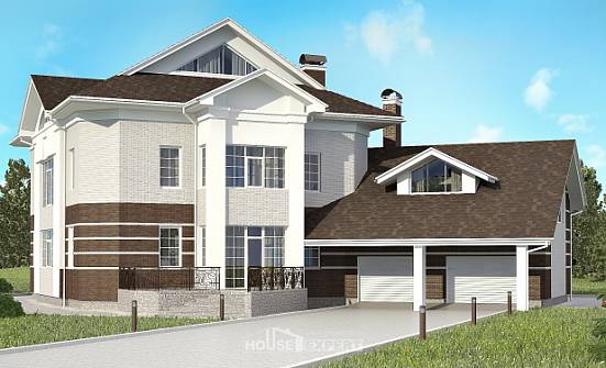 410-001-П Проект двухэтажного дома, гараж, уютный домик из кирпича Учалы | Проекты домов от House Expert