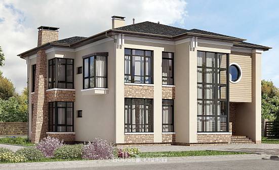 300-005-Л Проект двухэтажного дома, классический загородный дом из кирпича Сибай | Проекты домов от House Expert