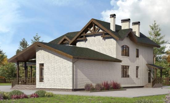 340-004-Л Проект двухэтажного дома, уютный коттедж из поризованных блоков Стерлитамак | Проекты домов от House Expert