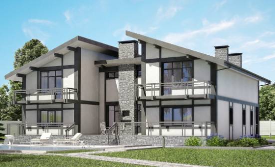 280-002-П Проект двухэтажного дома с мансардным этажом, небольшой домик из кирпича Ишимбай | Проекты домов от House Expert