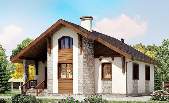 080-002-Л Проект одноэтажного дома, классический домик из теплоблока Стерлитамак | Проекты домов от House Expert