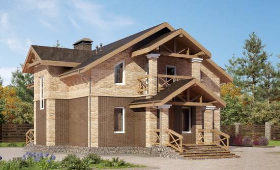 160-014-П Проект двухэтажного дома, классический домик из арболита Белорецк | Проекты домов от House Expert