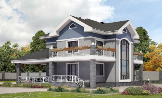 200-006-Л Проект двухэтажного дома, простой дом из кирпича Янаул | Проекты домов от House Expert