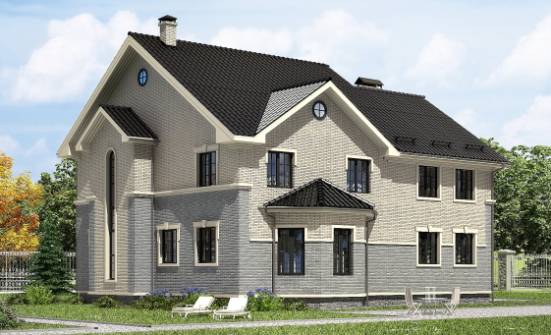 300-004-П Проект двухэтажного дома, просторный домик из теплоблока Давлеканово | Проекты домов от House Expert