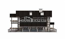 250-002-Л Проект двухэтажного дома мансардой, гараж, просторный загородный дом из кирпича Белебей, House Expert