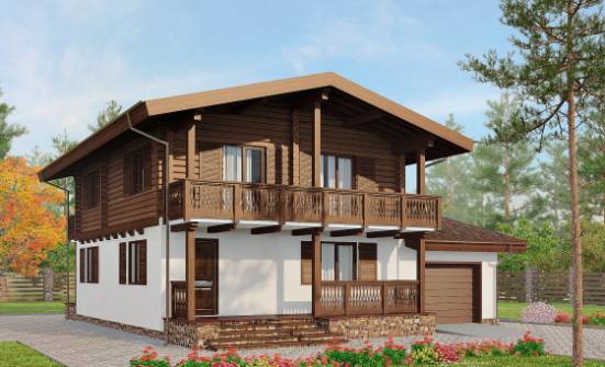 200-011-П Проект двухэтажного дома с мансардой, просторный дом из арболита Мелеуз | Проекты домов от House Expert