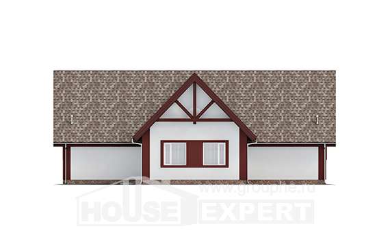 145-002-Л Проект гаража из газобетона Сибай, House Expert