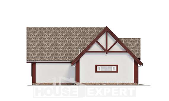 145-002-Л Проект гаража из бризолита Давлеканово, House Expert
