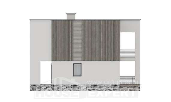 150-017-П Проект двухэтажного дома, классический домик из твинблока Сибай, House Expert