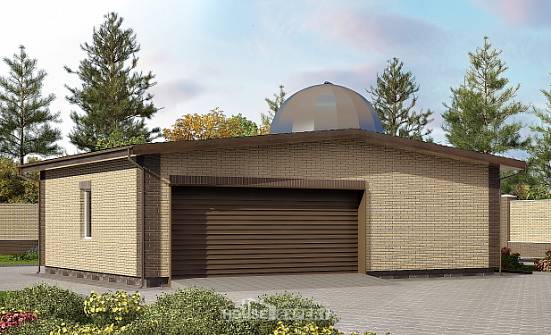 075-001-Л Проект гаража из кирпича Белорецк | Проекты домов от House Expert